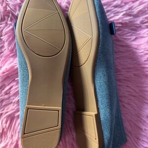 Elegant Denim Blue Women's Loafers